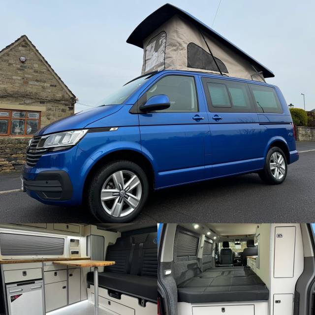 Volkswagen T6.1 Campervan TRANSPORTER SHUTTLE 2.0 TDI SE CAMPER VAN EURO 6 Van Conversion Diesel Blue