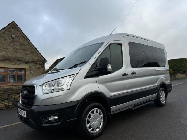 Ford Transit 2.0 350 EcoBlue Trend RWD L2 Medium Roof Euro 6 (s/s) 5dr (12 Seat) Minibus Diesel Silver